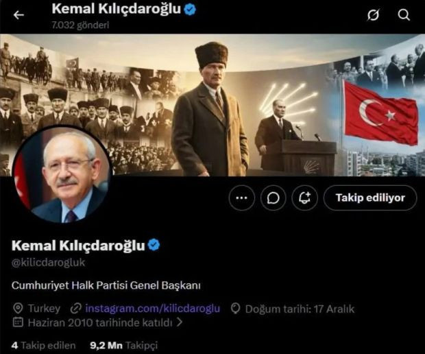 Kılıçdaroğlu CHP Genel Başkanlığı ilan etti! Sosyal medyayı sallayan hareket - Resim : 2