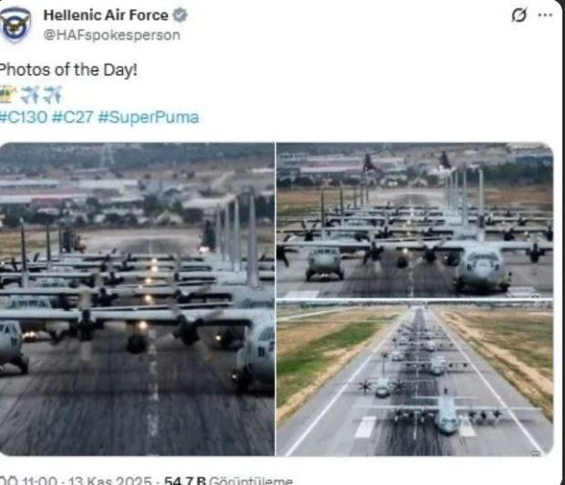 20 şehidimizin olduğu facia sonrası Yunan'dan alçak hareket: Hava Kuvvetleri C-130'ları paylaştı - Resim : 1