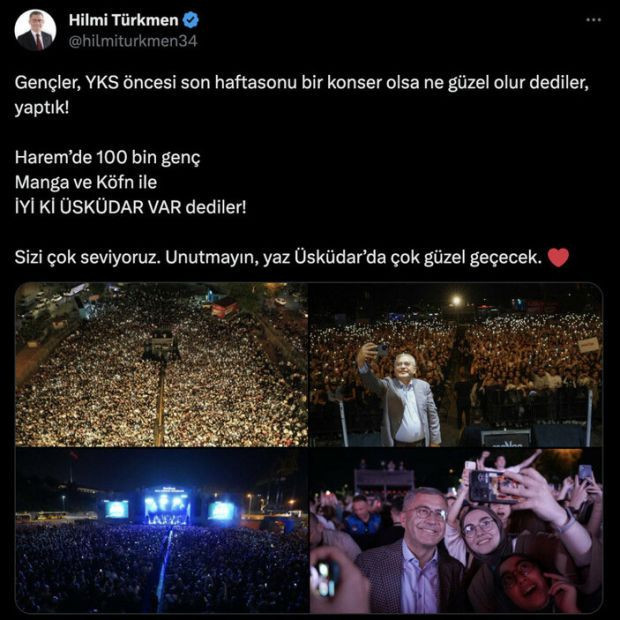 Üsküdar'da 100 bin genç yaza merhaba dedi - Resim : 1