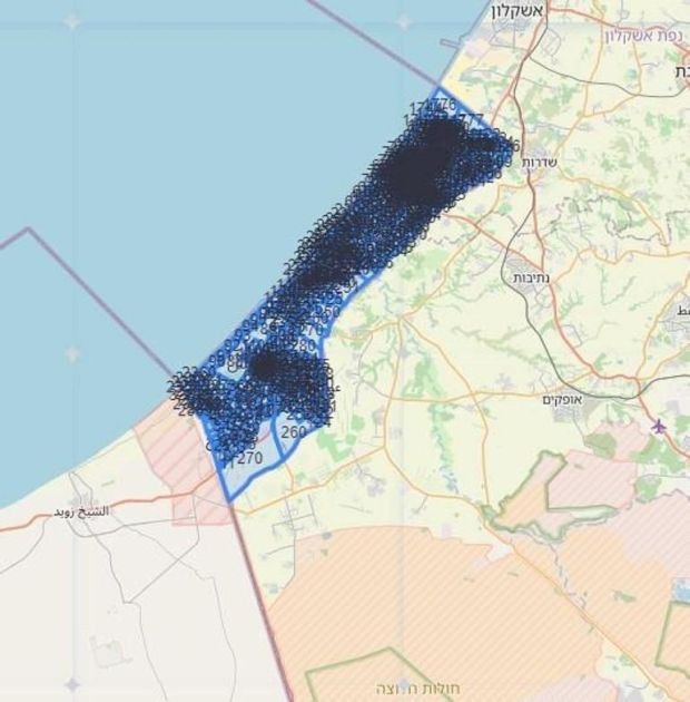 İsrail skandal haritayı paylaştı! Tüm dünyada tepki çekti! - Resim : 2