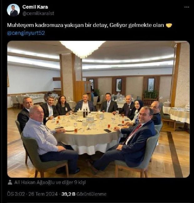 Cemal Enginyurt DEVA Partisi'ne mi katılıyor? Ankara kulislerini karıştıran fotoğraf - Resim : 1