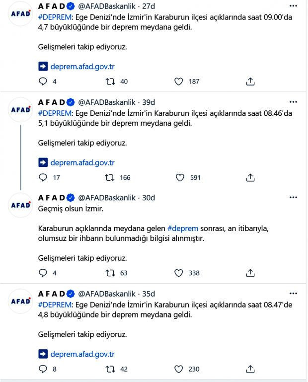 İzmir'de 3 saat arayla 5,1'lik iki deprem - Resim : 1