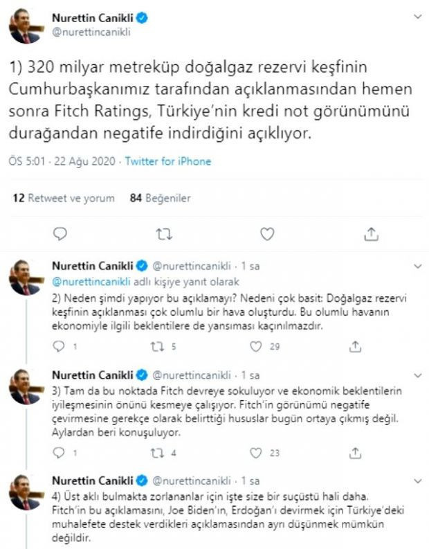 AK Parti'den, Türkiye'nin kredi notunu düşüren Fitch Ratings'e sert tepki - Resim : 1