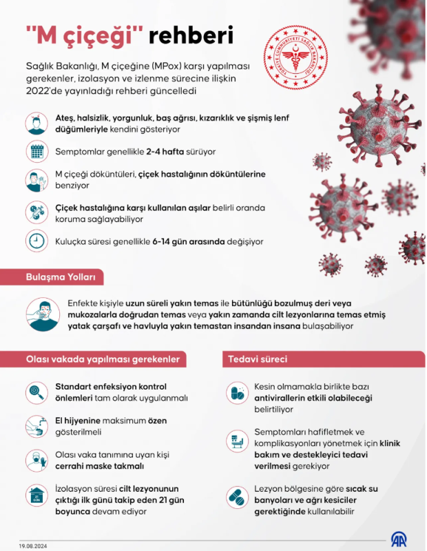 Sağlık Bakanlığı "M çiçeği" rehberini güncelledi - Resim : 1