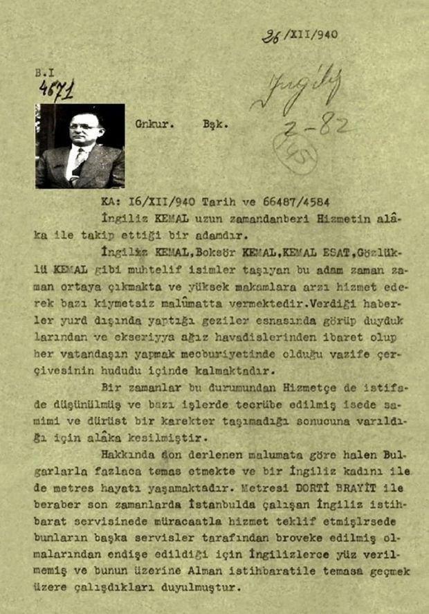 MİT gizliliğini kaldırdı: 1940 yılında hazırlanan İngiliz Kemal raporu - Resim : 1