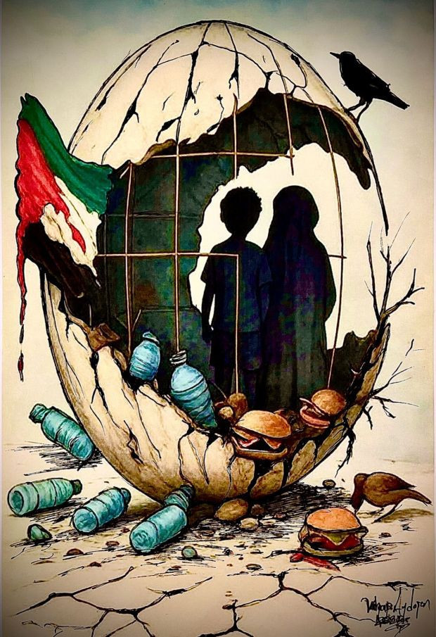 Sanatçı Vahap Aydoğan: Belleğin izlerinde Filistin; sessizliğin vicdanla çatıştığı yer - Resim : 2