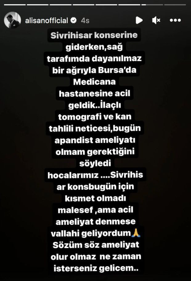 Alişan hastaneye kaldırıldı! Acil olarak ameliyata alındı! - Resim : 1