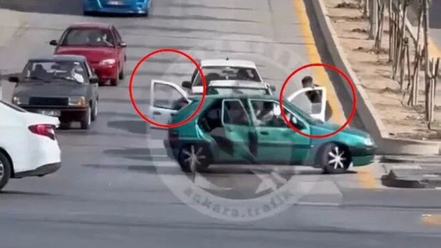 Ankara’da trafikte dehşet: Kılıç ve bıçakla saldırdılar