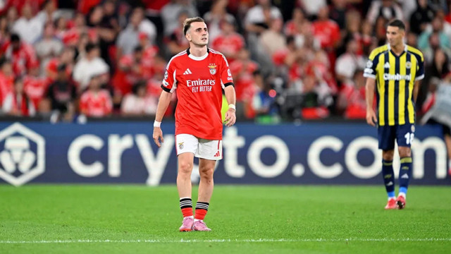 Benfica'ya yenilen Fenerbahçe, Şampiyonlar Ligi'ne kalamadı