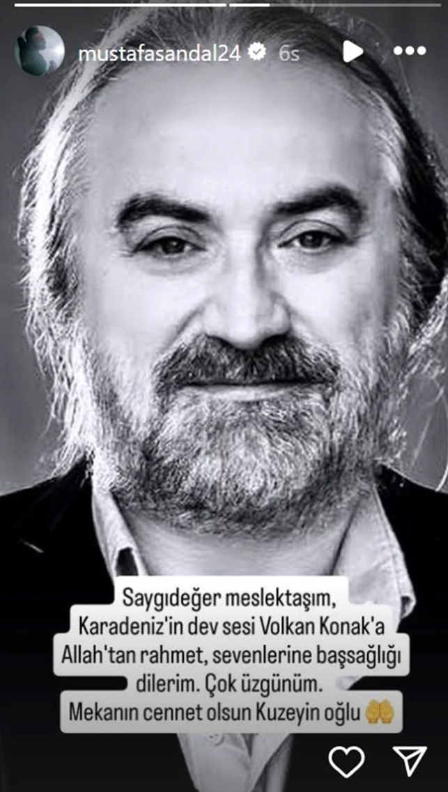 Volkan Konak'ın ani vefatı ünlü isimleri yasa boğdu! "Mekanın cennet olsun Kuzeyin Oğlu" - Resim: 4