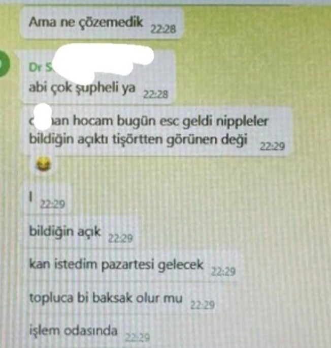 Konya Selçuk Üniversitesi Tıp Fakültesi Hastanesi'nde skandal! Doktorların mesajları tek tek ifşa oldu! Mesajlar iğrenç... - Resim: 4