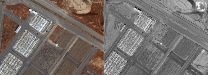 İran'da korona toplu mezarları uzaydan görüntülendi... - Resim : 1