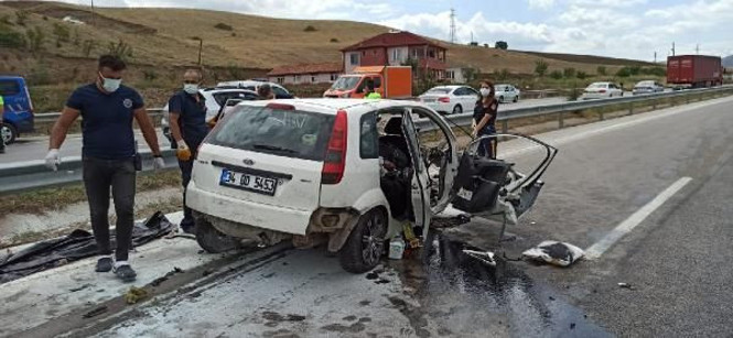 Amasya'da otomobil, karşı şeritte ciple çarpıştı: 2 ölü, 5 yaralı - Resim : 1