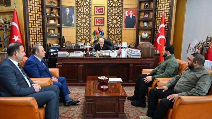 SMO komutanlarından Devlet Bahçeli'ye ikinci ziyaret - Resim : 1