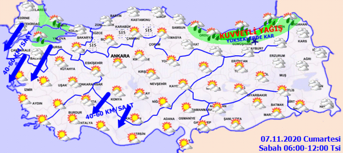 Meteoroloji'den uyarı! Şiddetli sağanak bekleniyor - Resim: 1