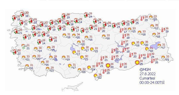 Meteoroloji'den birçok ile sağanak uyarısı: Kuvvetli olacak - Resim: 3