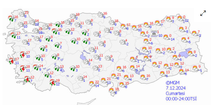 Meteoroloji'den bugün ve yarın 3 kente uyarı; Hafta sonu plan yapanlar dikkat! - Resim: 2