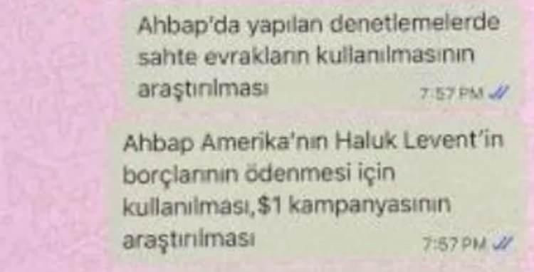 Ahbap Başkanı Haluk Levent'ten sevgilisine tuzak: Whatsapp mesajları ortaya çıktı - Fotoğraf: 5
