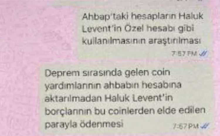 Ahbap Başkanı Haluk Levent'ten sevgilisine tuzak: Whatsapp mesajları ortaya çıktı - Fotoğraf: 3