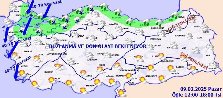 Meteoroloji ve AKOM'dan peş peşe uyarı: Kar yağışı günlerce sürecek - Resim: 4