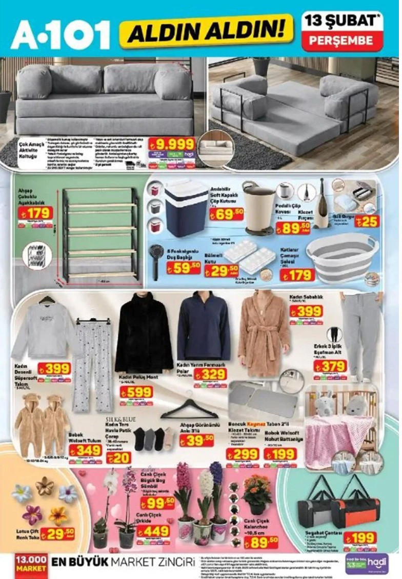 A101 13 Şubat Aktüel Kataloğu satışta: Beyaz eşya, süpürge ve ev ürünlerinde büyük kampanya - Fotoğraf: 4