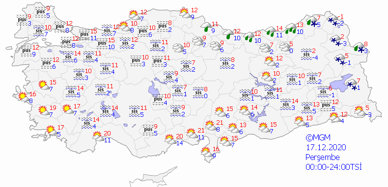 Meteoroloji il il açıkladı! Yağmur ve kar var - Resim: 4