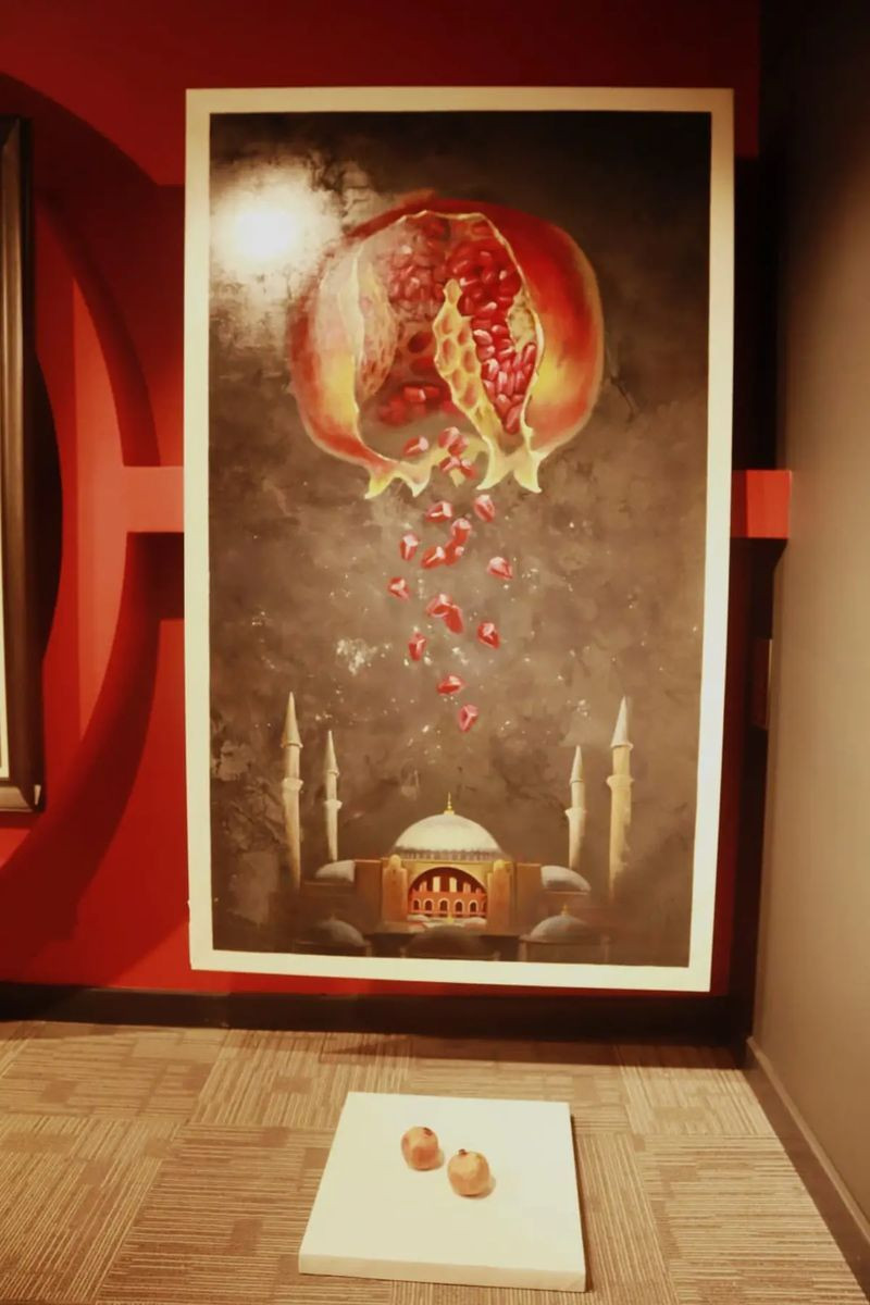 Ressam imam Adnan Yıldırım’dan “Nar-ı İstanbul” sergisi - Resim: 2