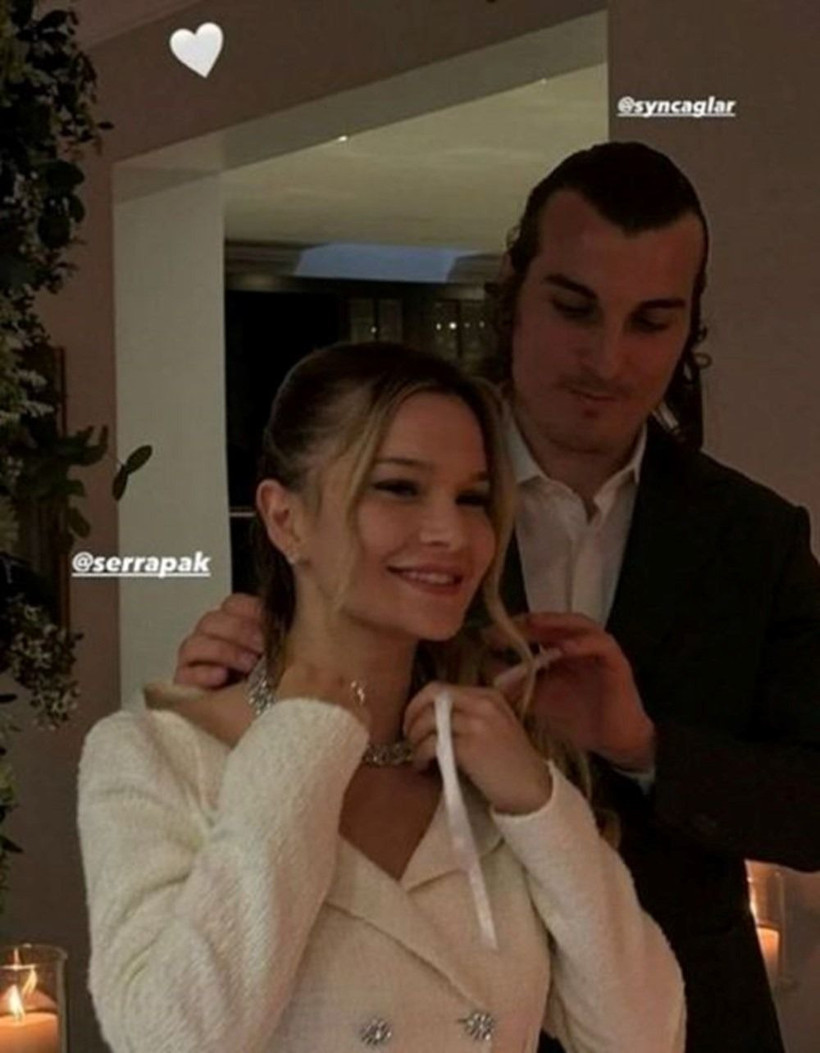 Fenerbahçeli Çağlar Söyüncü ile Serra Pakdemir evlendi - Resim: 2
