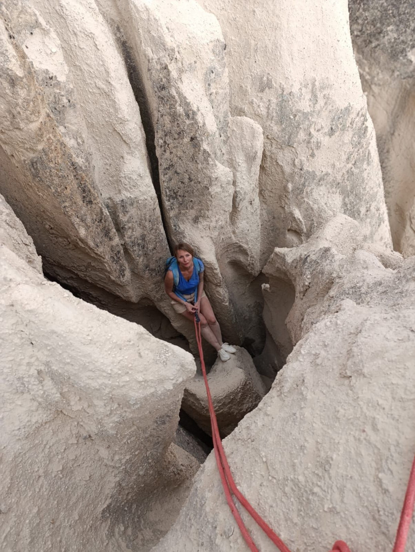 Nevşehir’de vadide mahsur kalan turist kurtarıldı - Resim: 4