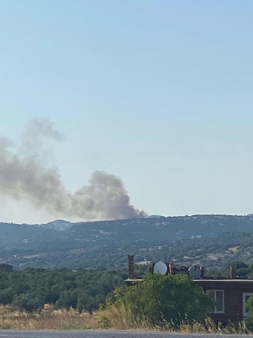 Çanakkale'deki otluk yangını 1 saatte söndürüldü - Resim: 2