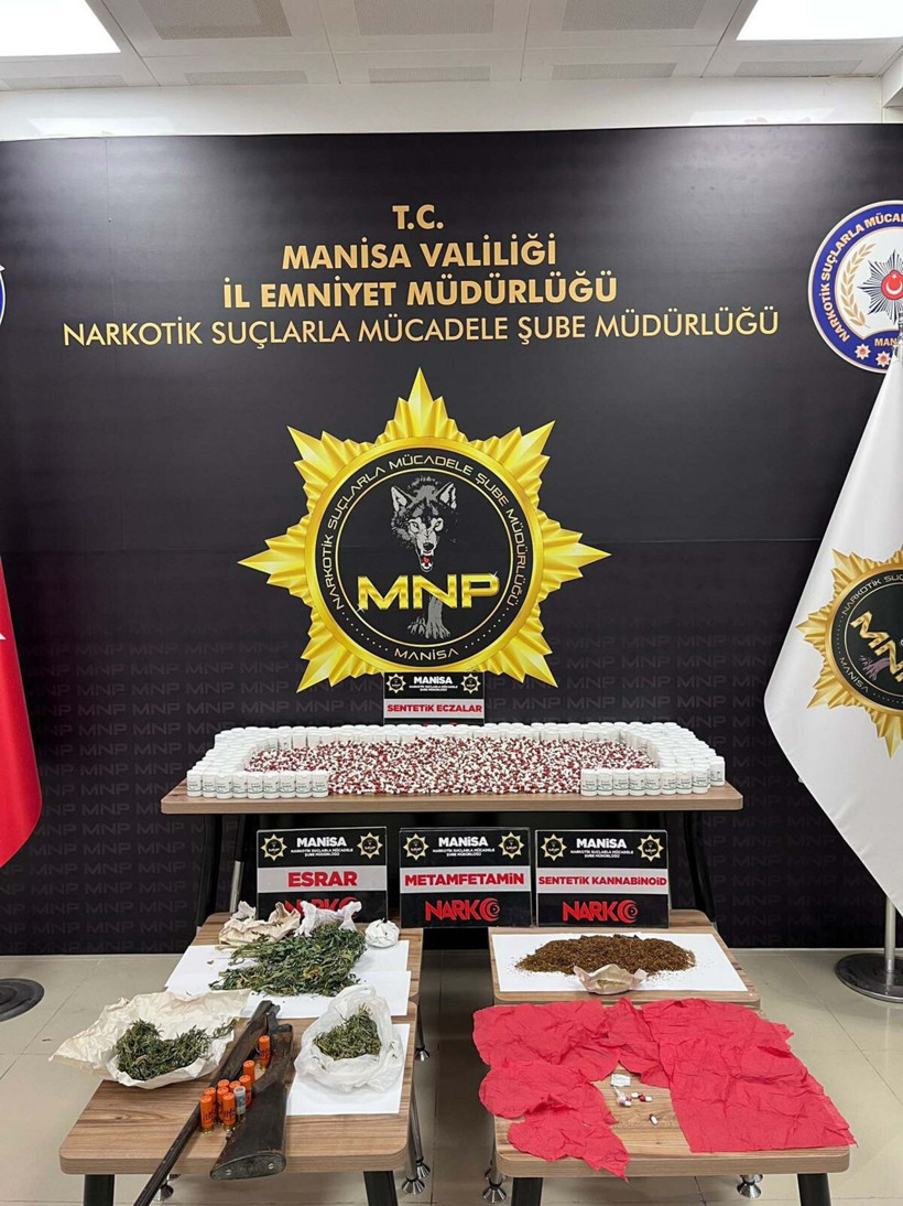 Manisa'da uyuşturucu operasyonunda 14 tutuklama - Resim: 1