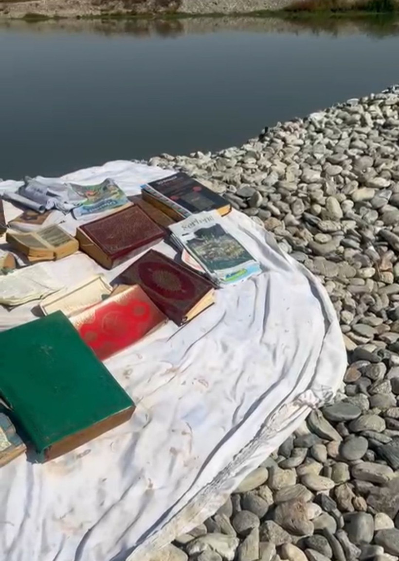 Batman Çayı kıyısında çuvallarda çok sayıda Kur'an-ı Kerim bulundu - Resim: 4