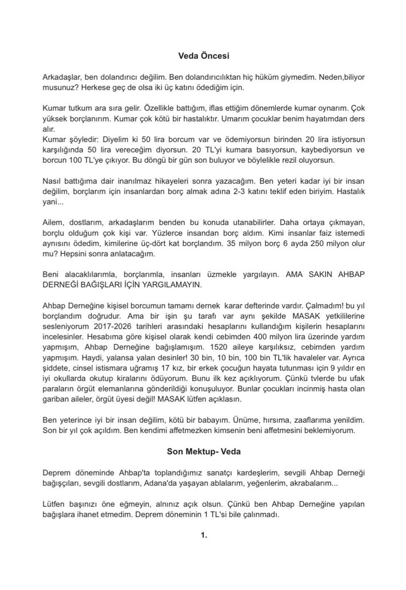Haluk Levent'ten 'Veda' mektubu! "Tüm rezaletlerimi itiraf ediyorum" - Fotoğraf: 13