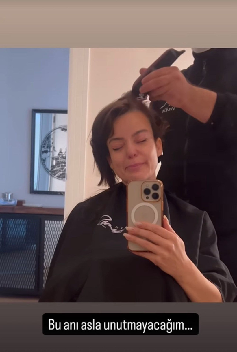 Nursel Ergin saçlarını kazıttığı anı paylaştı: Bu anı asla unutmayacağım - Resim: 3