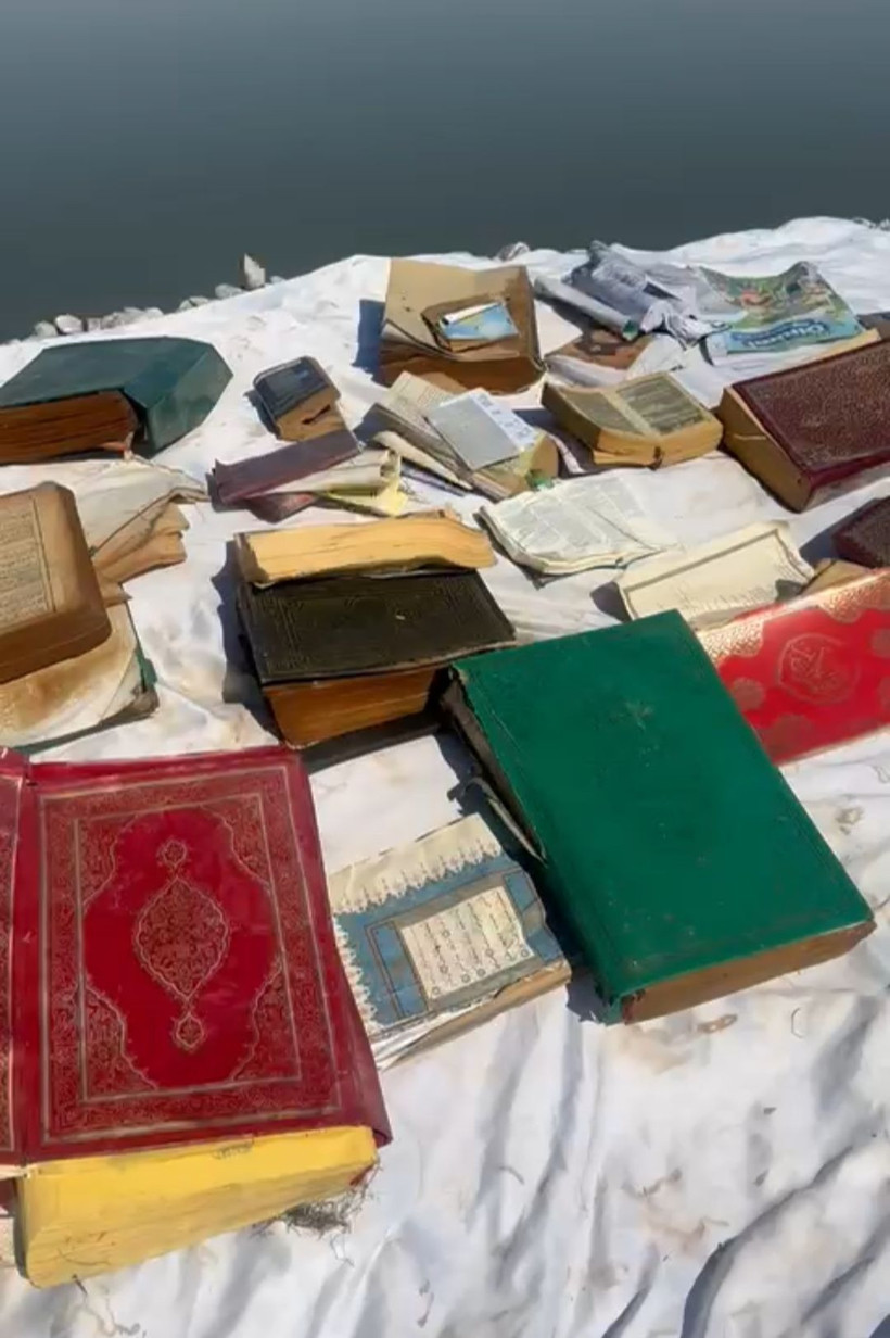Batman Çayı kıyısında çuvallarda çok sayıda Kur'an-ı Kerim bulundu - Resim: 3