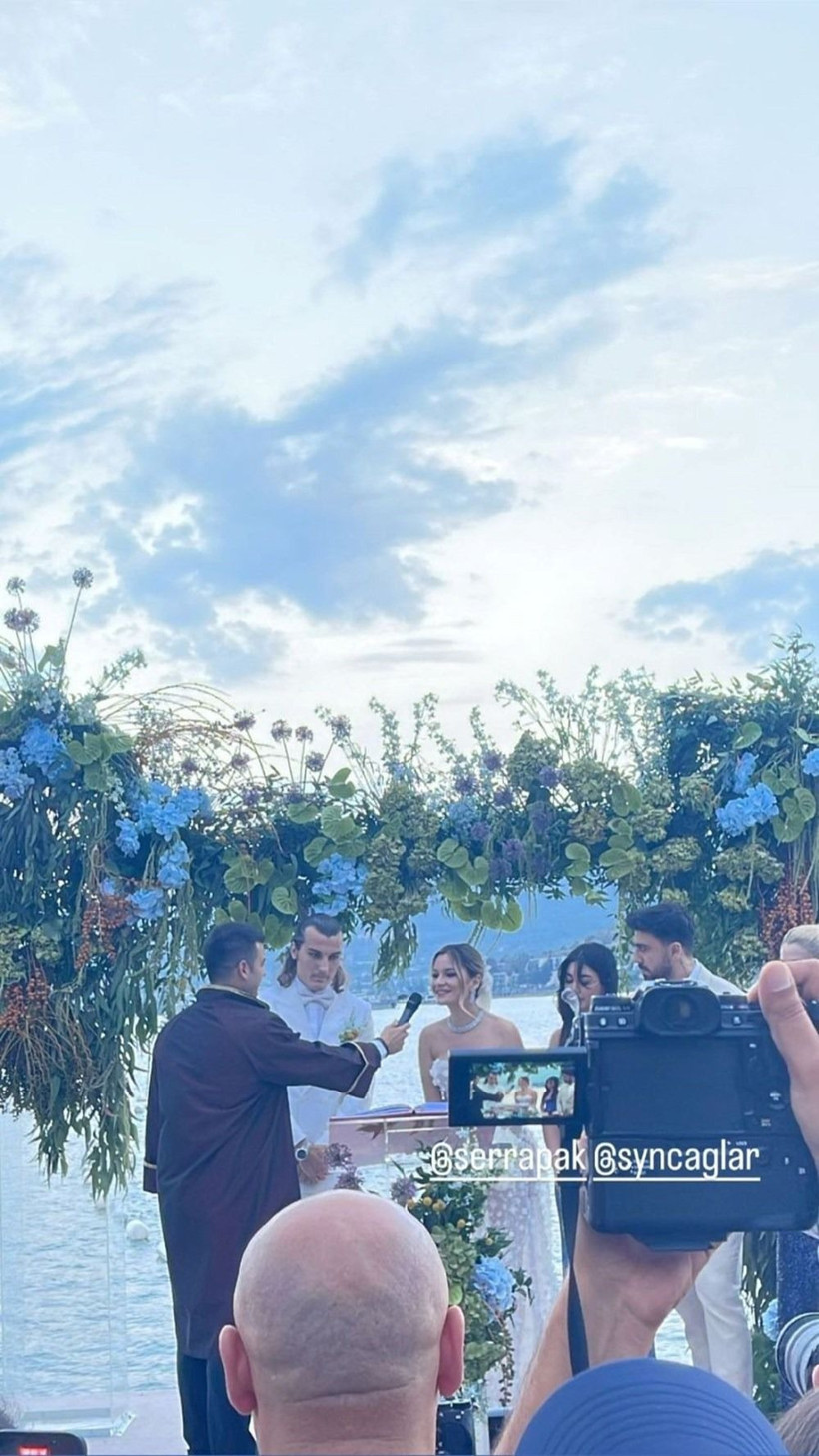 Fenerbahçeli Çağlar Söyüncü ile Serra Pakdemir evlendi - Resim: 4