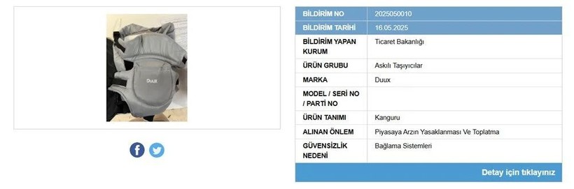 Bebeği olanlar dikkat! Bu kanguru modelinin satışı yasaklandı - Resim: 3