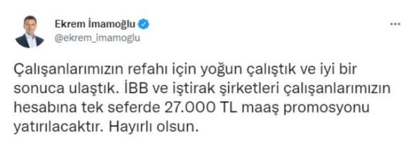 İmamoğlu açıkladı! İBB tek seferde servet yatıracak; İşte çalışanların alacağı promosyon tutarı - Resim: 4