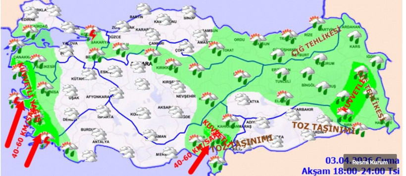Libya'dan Türkiye'ye giriş yaptı! Çöl tozları Akdeniz'i yuttu - Fotoğraf: 8