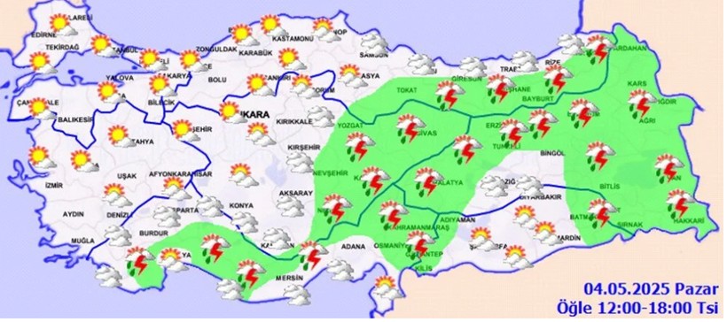 Bugün plan yapanlar dikkat! 11 ilde sağanak yağış bekleniyor - Resim: 3