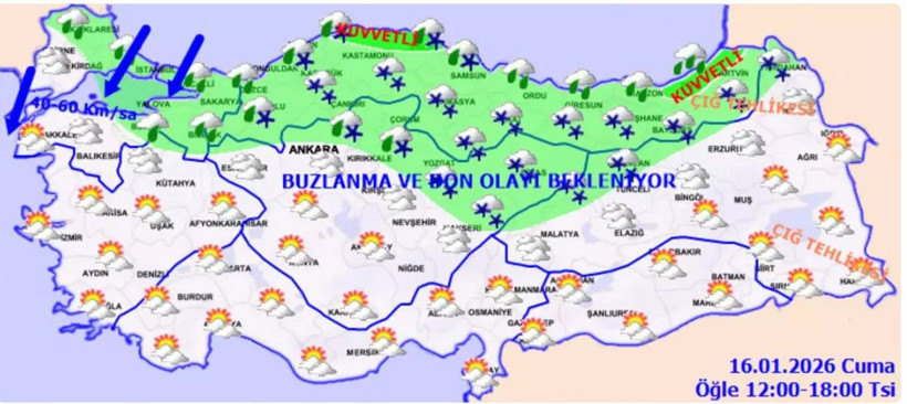 Kar geri geliyor! MGM uyardı: Yağmurla birlikte 5 gün sürecek! - Resim: 2