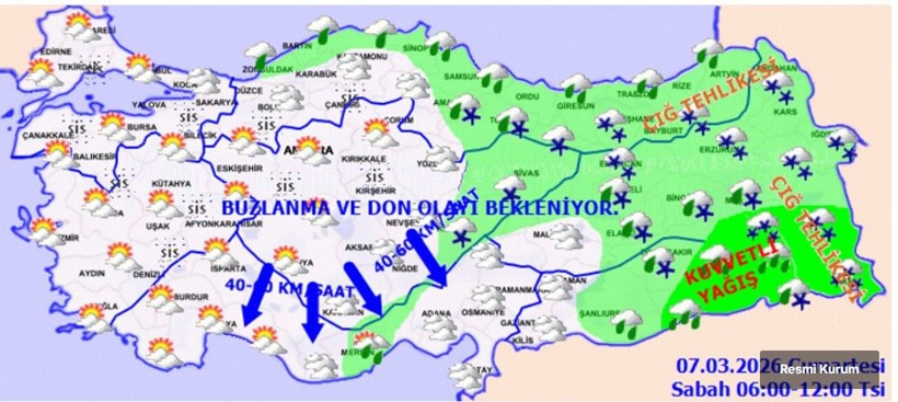 Hava 4 derece soğuyacak... Meteorolojiden kuvvetli kar uyarısı - Resim: 2