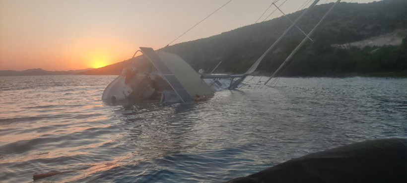 Muğla’da yelkenli tekne karaya oturdu: 5 kişi kurtarıldı - Resim: 2