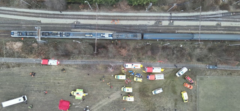 Çekya’da tren kazası - Resim: 1