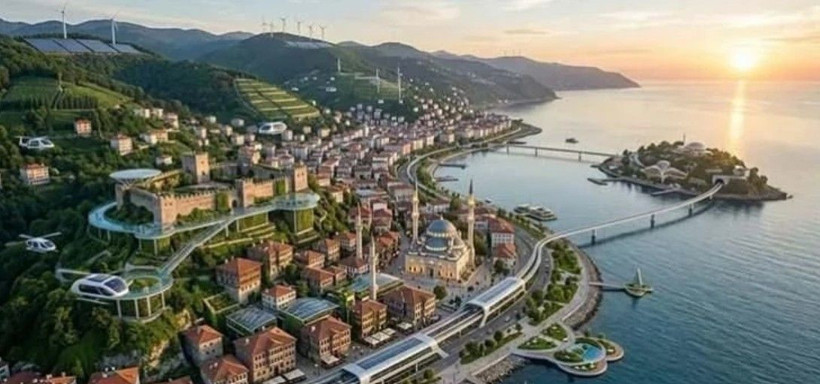 Gelecekten geliyoruz: Yapay zekaya göre 100 yıl sonra İstanbul bakın nasıl olacak? - Fotoğraf: 13