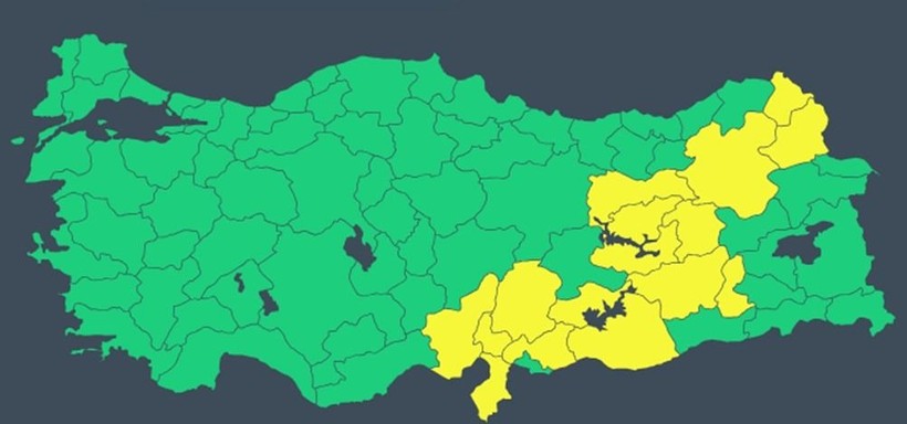 Meteoroloji'den 16 il için sarı kodlu uyarı: Bugün tüm ülkede yağış var - Resim: 4