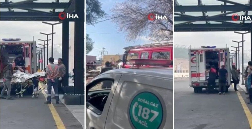 İzmir Bayraklı'da patlama: Ev kısmen yıkıldı, bir yaralı var - Resim: 1