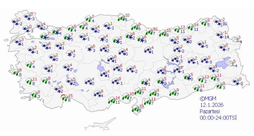 Meteoroloji ve AKOM'dan çok kritik uyarı! Pazartesi günü İstanbul'da okullar tatil mi? - Fotoğraf: 4
