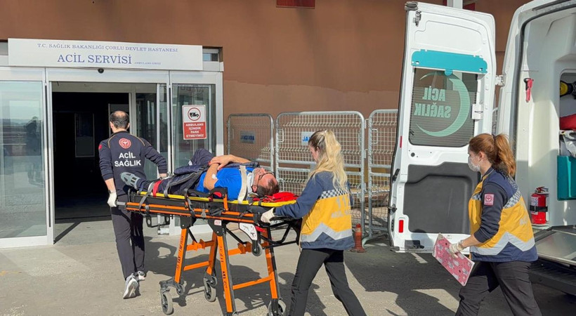 Tekirdağ'da yüksekten düşen 2 işçi yaralandı - Resim: 2