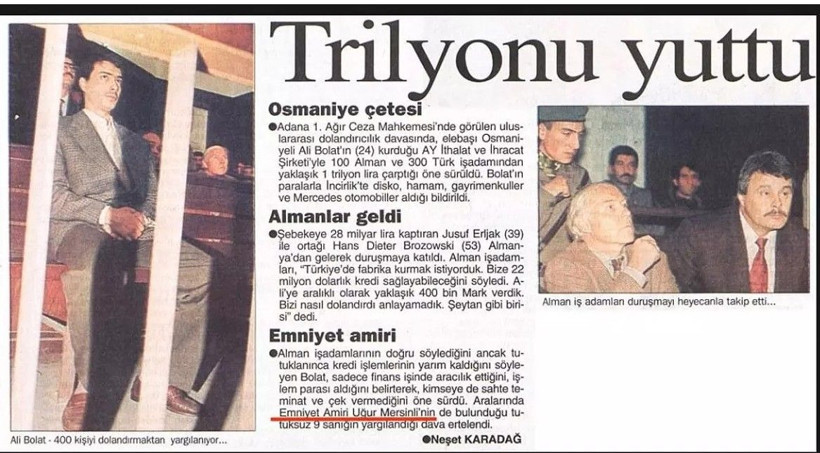 Gazete kupürü ortaya çıktı: İsa Aras Mersinli'nin babası Uğur Mersinli o davada yargılanmış - Fotoğraf: 6